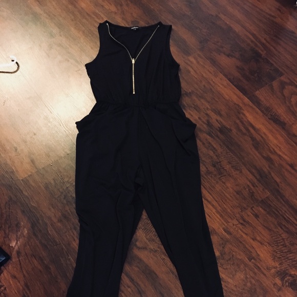 black jumpsuit tank top